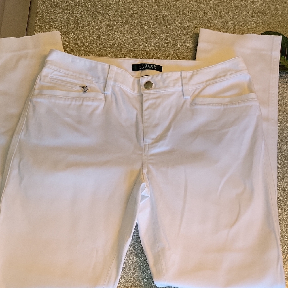 Ralph Lauren White Jeans  | Size 4 |